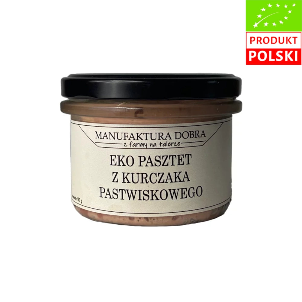EKO Pasztet z Kurczaka Pastwiskowego 190 g