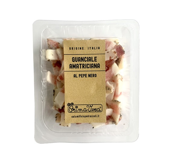 GUANCIALE Z PIEPRZEM CZARNYM BIO 100 g - PRIMAVERA