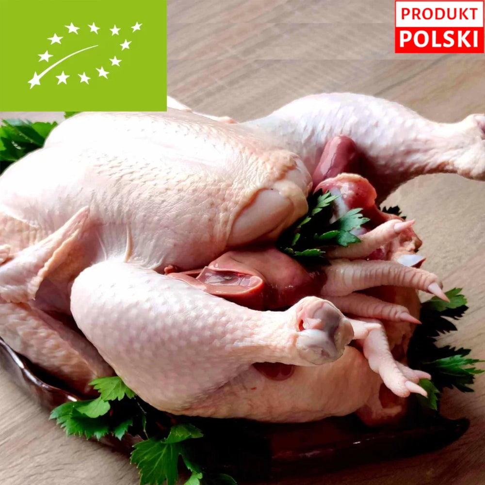 Świeża tuszka kurczaka pastwiskowego EKO ok. 4 kg