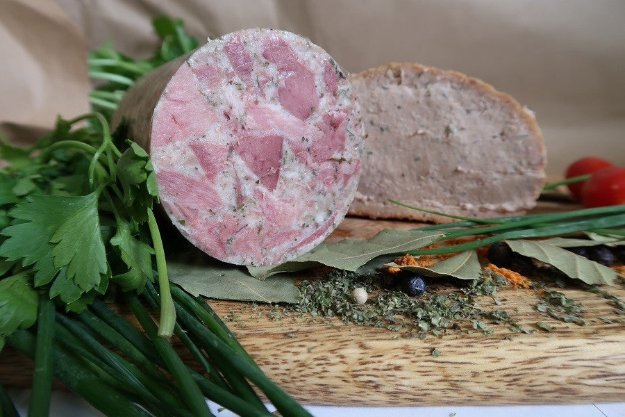 Salceson ozorkowy biały EKO OK. 300G - ROLMIĘS