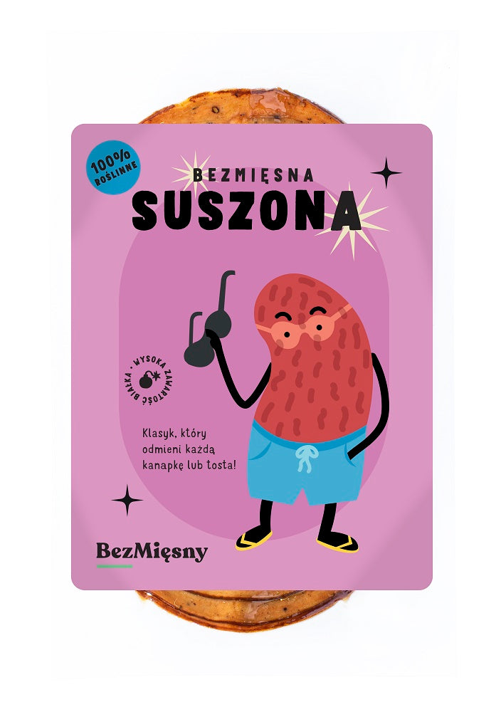 SUSZONA ROŚLINNA PLASTRY 100 g - BEZMIĘSNY